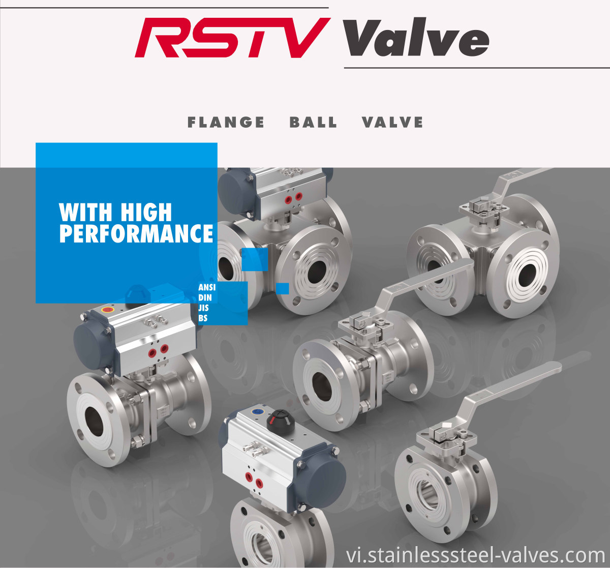 STAINLESS STEEL FLANGE BALL VALVE-RST VLAVE